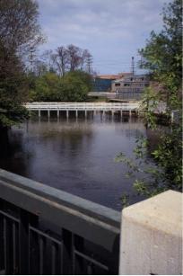 The Boardman River in an urban region of the Grand Traverse Bay Watershed