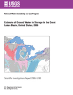 Estimate of Ground Water in Storage in the Great Lakes Basin, United States, 2006