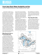 Great Lakes Basin Water Availability and Use A Study of the National Assessment of Water Availability and Use Program