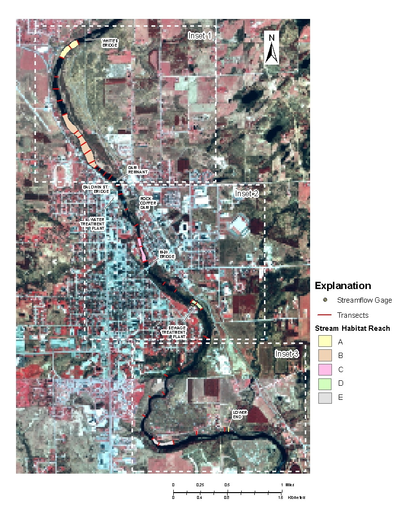 Image Map of Preliminary Results of the Stream Habitat Assessments