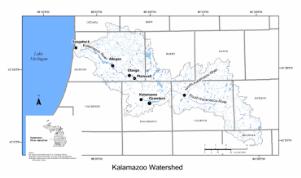 Kalamazoo Watershed - Click image to go to larger photograph (50KB)