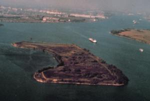Arial photograph of Grassy Island (28 KB)
